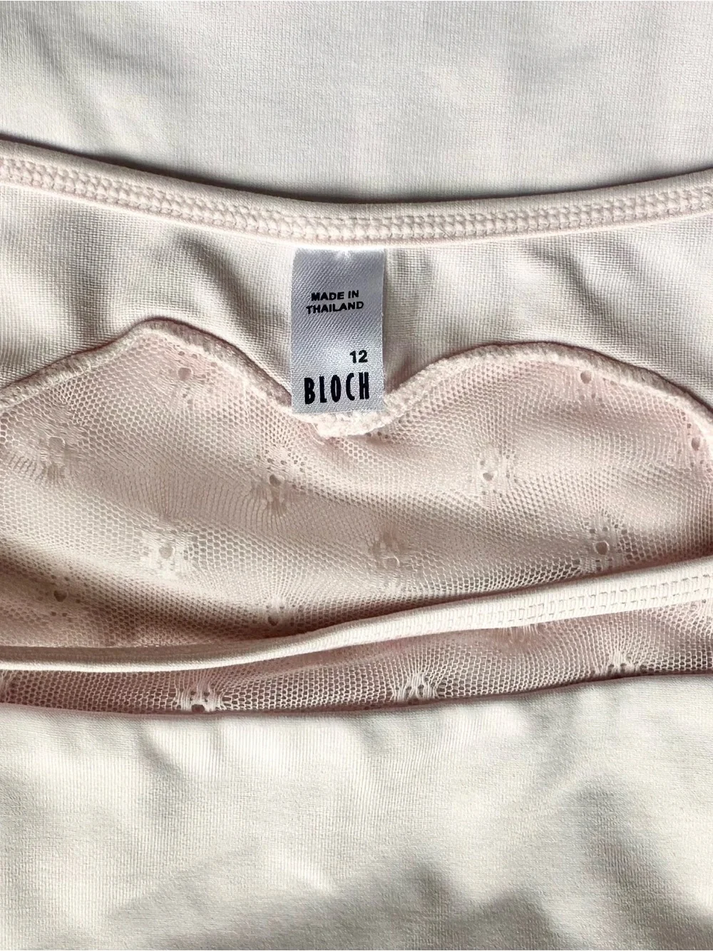 Girls’ Pale Pink Bloch Ballet Leotard